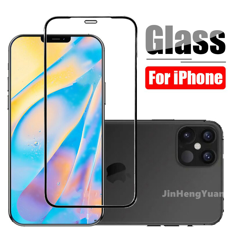 Kính Cường Lực 10D Chống Nổ Cho Iphone 12 X Xs 11 Pro MAX 12 Mini