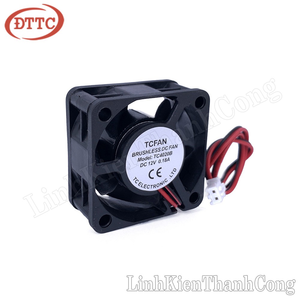 Quạt Tản Nhiệt 4cm 4020 4x4x2cm 12V 0.18A