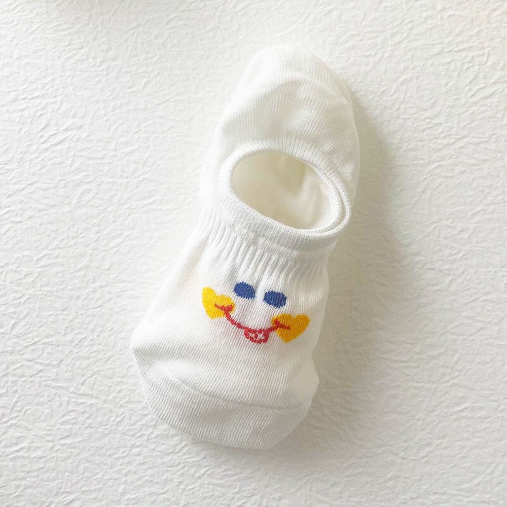 Tất nữ không cổ họa tiết đám mây xinh xắn phong cách hàn quốc co dãn thấm hút mồ hôi