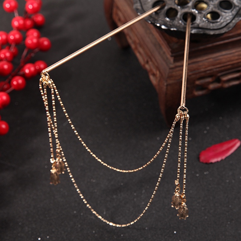 Trâm Cài Tóc Phối Tua Rua Phong Cách Cổ Điển Thời Trang Cho Nữ