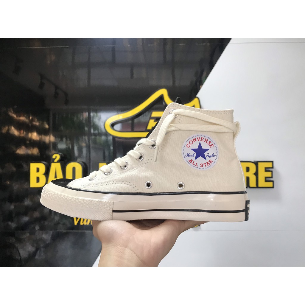 [ Full Bill + Box + Giấy gói ] Giày Sneaker Converse_FOG_Trắng Mũi đen.