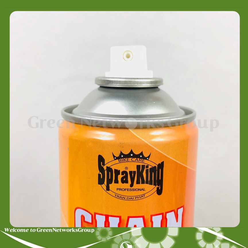 Chai Xịt Bôi trơn sên SprayKing Chain Lube 400ml Greennetworks