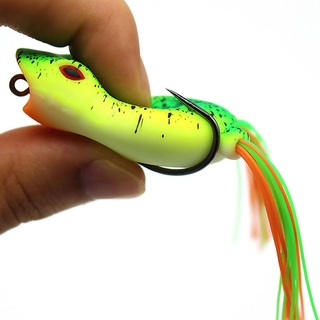  Mồi câu cá giả bằng silicone mềm mại 8 màu sắc tùy chọn 5cm/ 11g