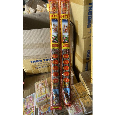 Nhang sào đen Thiên Trường cháy 12 tiếng mùi Tết cổ truyền túi 9 cây