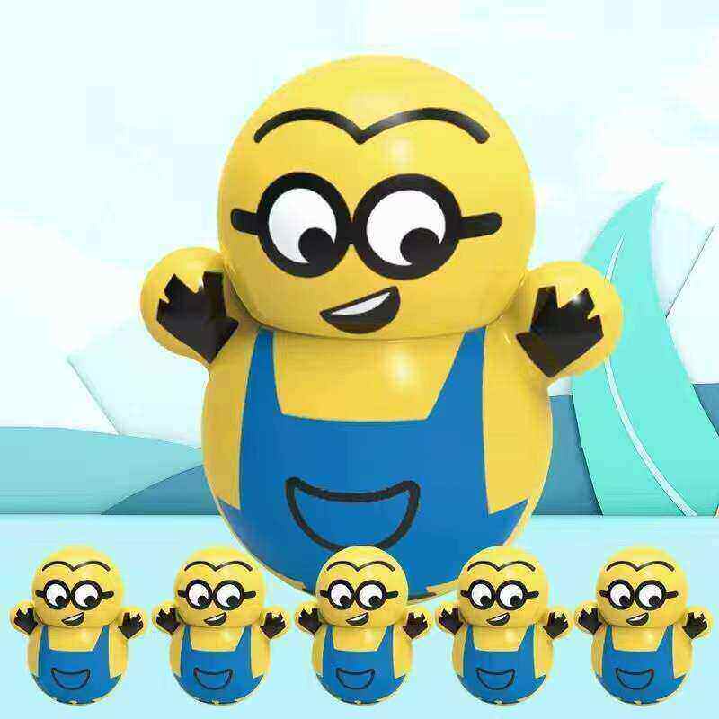 Búp bê lật đật   hình phi hành gia/ ông già noel hoạt hình để bàn WAS621