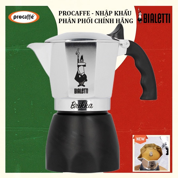 BIALETTI Ấm pha cà phê Bialetti Brikka 4 cup phiên bản 2020