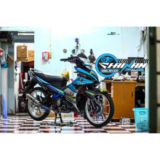 Tem Trùm Exciter 135 Xanh cá mập