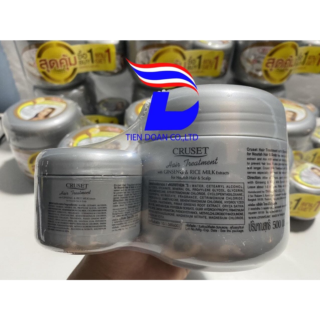 Kem ủ tóc cruset Nhân Sâm ⚡ HÀNG NHẬP KHẨU ⚡ Thái Lan chính hãng 500g