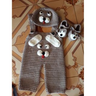 Set yếm len cho bé