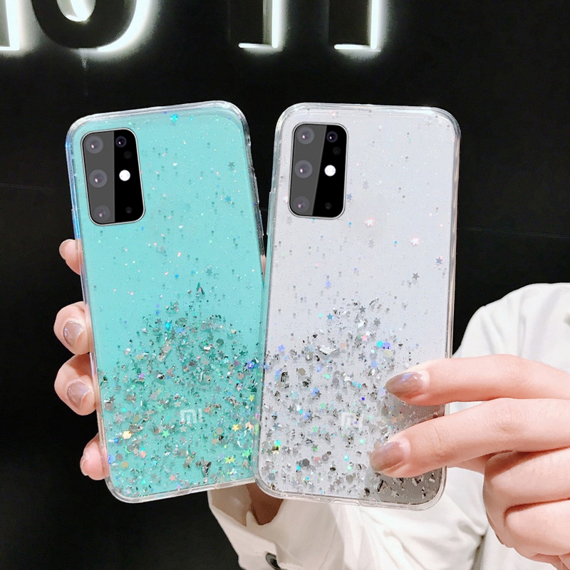 【Ready Stock】Samsung Galaxy S20 Ultra Plus A71 A81 A91 Glitter Bling Star Soft Case Cover