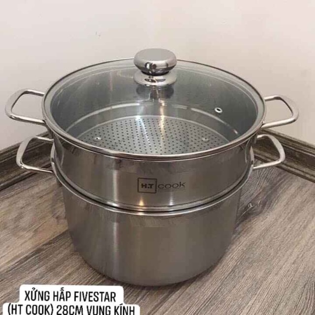 Nồi đôi kèm xửng hấp