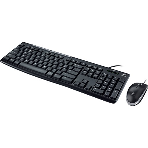 Combo chuột và bàn phím có dây Logitech MK200 - Hàng chính hãng