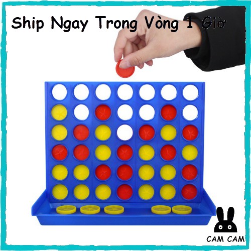 Bộ Đồ Chơi Trẻ Em ⚡ Cờ Caro 3D Connect Four⚡ Game Trí Tuệ cho cả gia đình