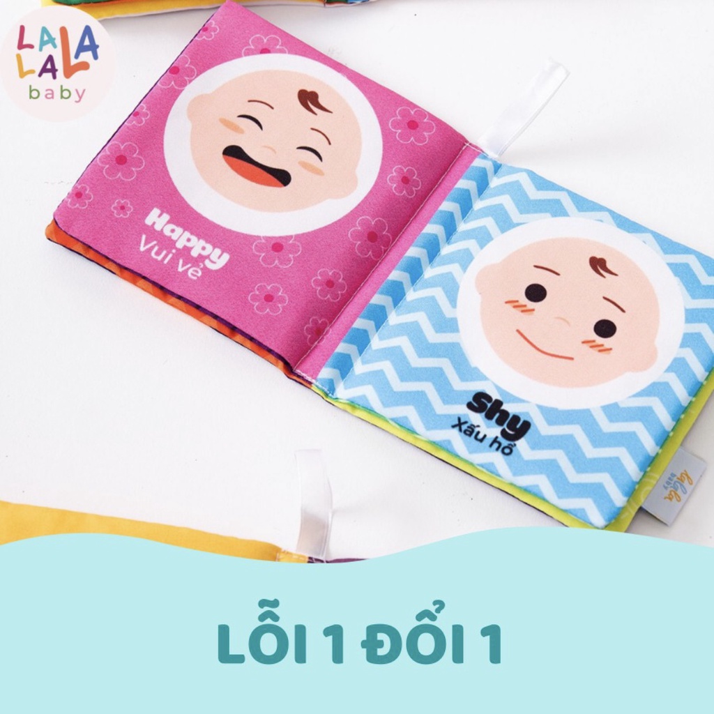 Sách vải cho bé Lalala Baby 8 chủ đề an toàn cho Bé - 3036