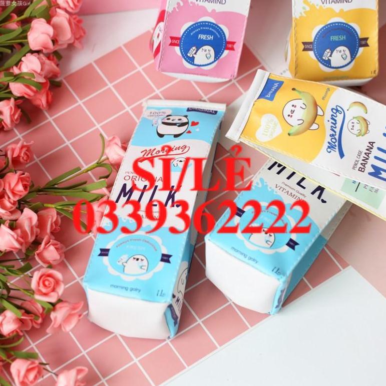 [ HAIANHSHOP ] Hộp bút hình hộp sữa phong cách Nhật Bản - Hộp Đựng Bút Milky Đáng yêu Duashop &gt;