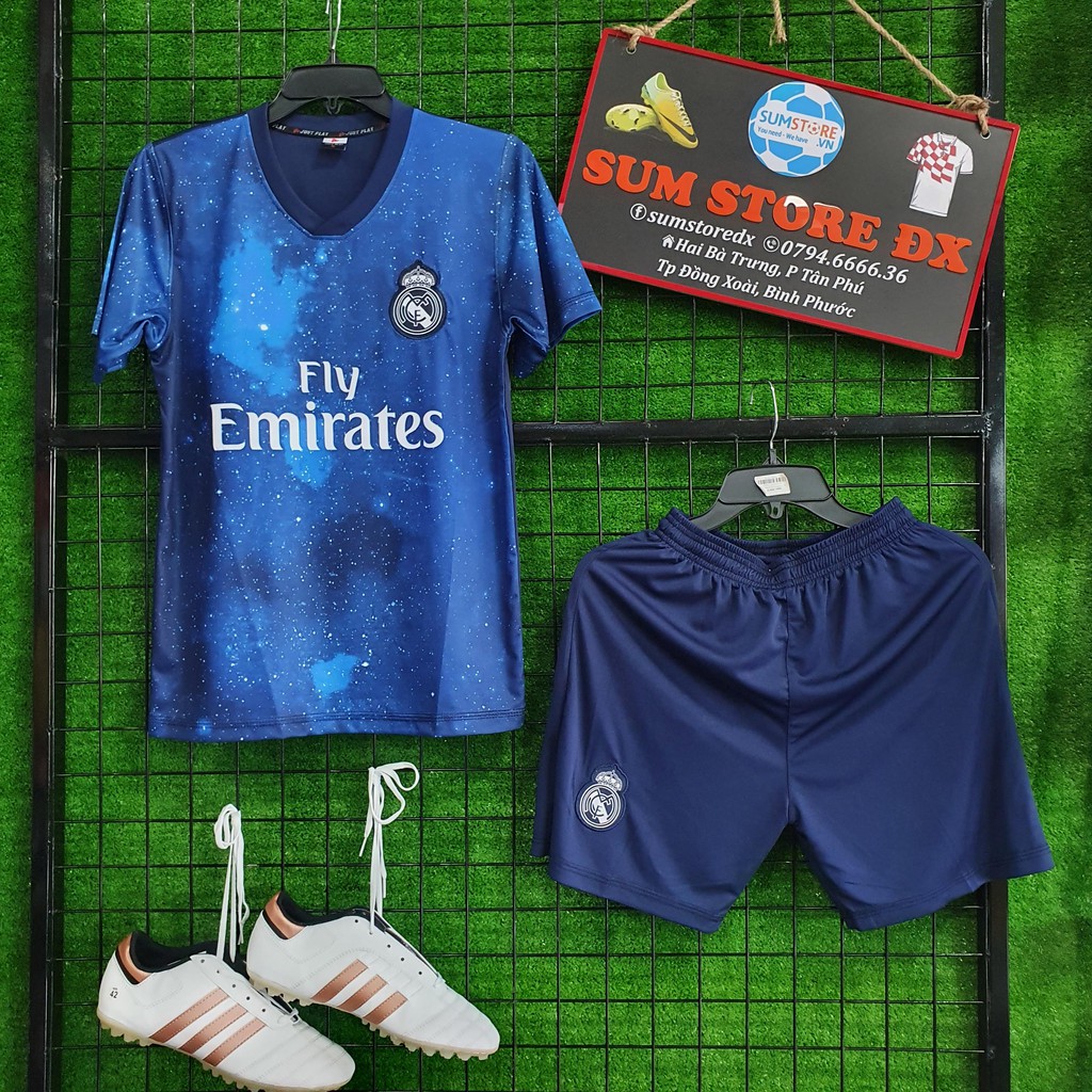 Đồ Đá Banh Độc Lạ Real Madrid Galaxy - Đồ Thể Thao Bóng Đá Cực Chất, Mẫu Mới, Đẹp