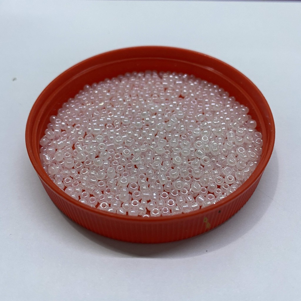 10 gram hạt cườm hạt xỏ chuỗi 2mm ~ khoảng 550 hạt nguyên liệu làm trâm làm trang sức cổ trang