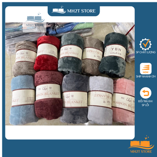 Chăn lông thỏ pompon blanket siêu tuyết mẫu mới 2022