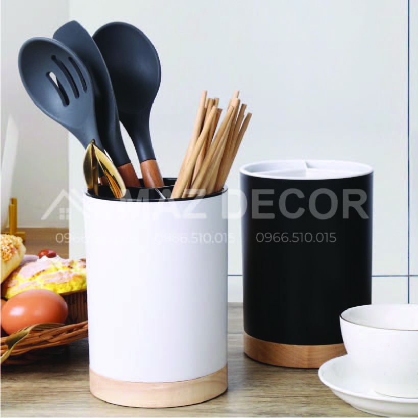 Dụng cụ khay hộp cốc đựng cắm ống hút, thìa tròn 3 ngăn/Dụng cụ quầy bar