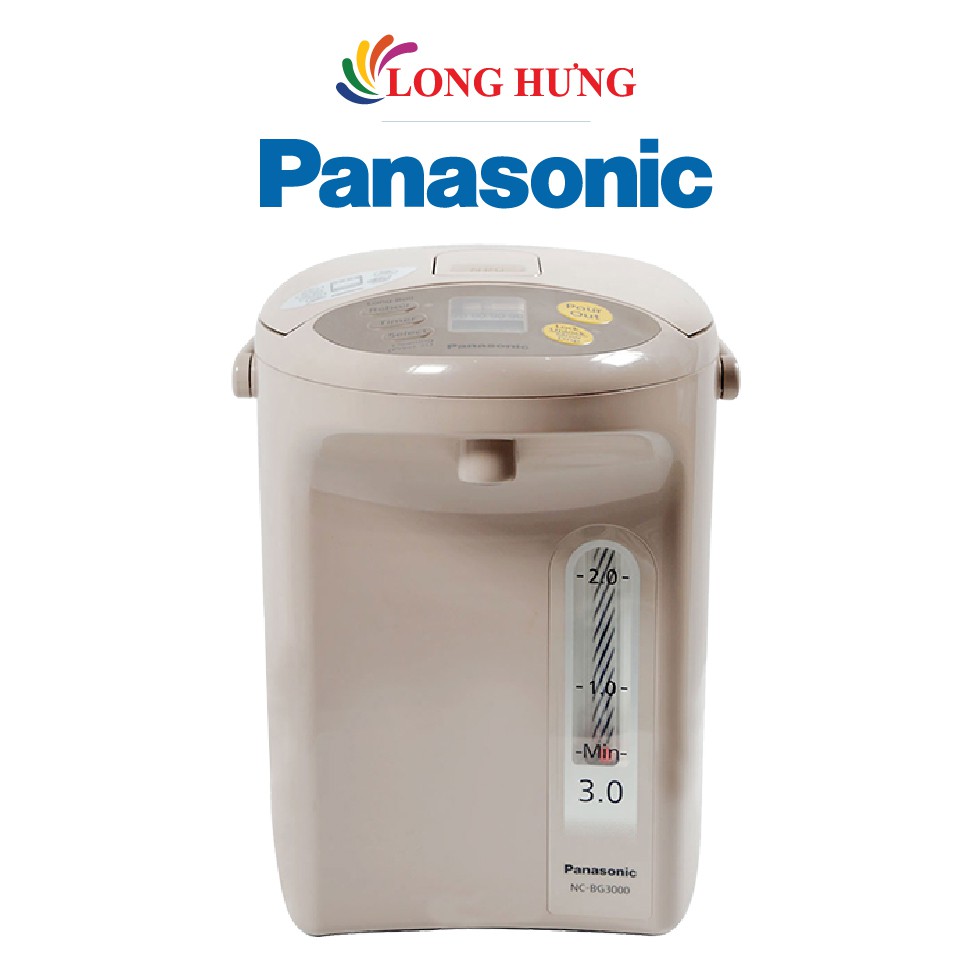 [Mã ELHADEV giảm 4% đơn 300K] Bình thủy điện Panasonic 3.0 lít NC-BG3000CSY - Hàng chính hãng