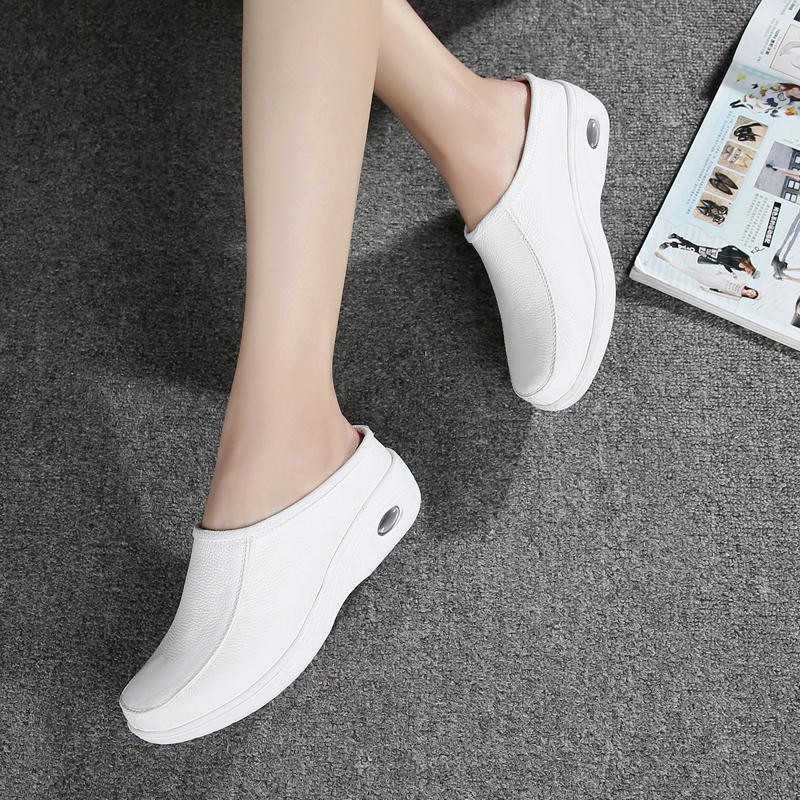 Giày  Y Tá trắng - Giày Công Sở Nữ - giày nữ  bệnh viện- giày y tế- giày nữ thời trang- dép chống trượt