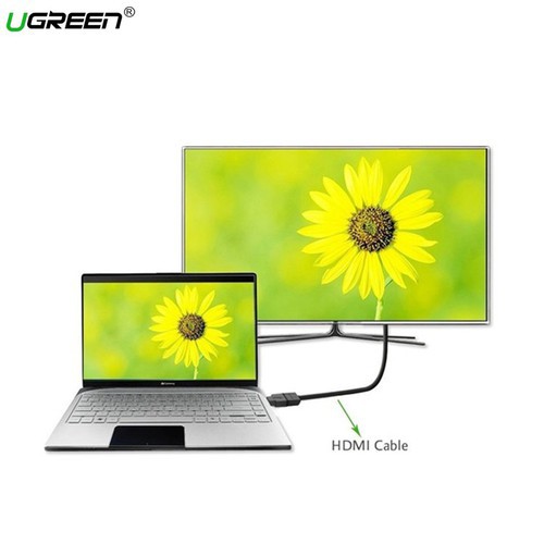 [Mã ELHACE giảm 4% đơn 300K] Đầu Chuyển Đổi Micro HDMI Sang HDMI Ugreen 20106 - Hàng Chính Hãng