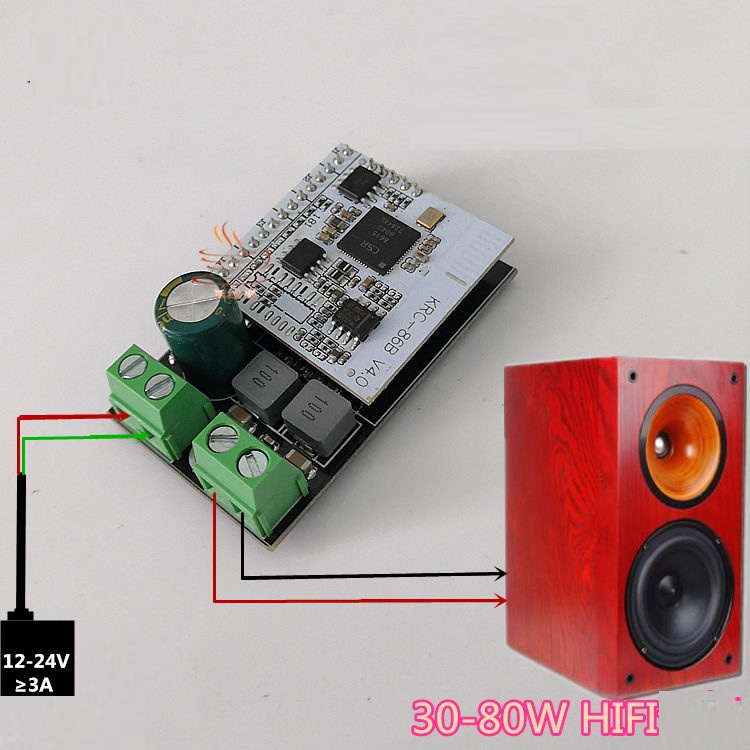 Mạch Khuếch Đại Âm Thanh Và Bluetooth 3118 Mono 60W Bluetooth KRC