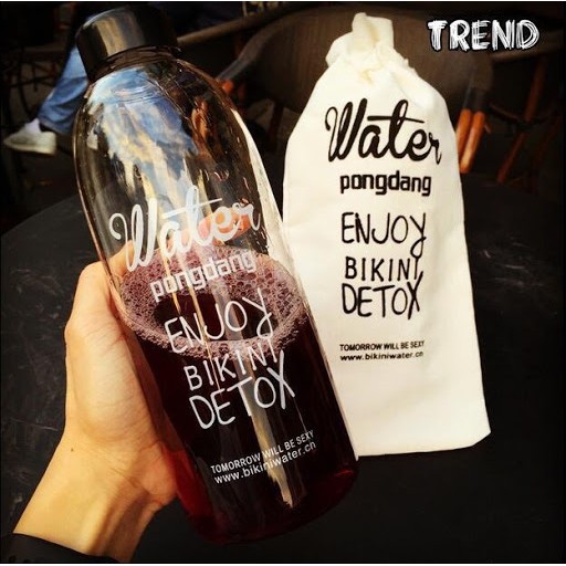 Bình Nước Detox " Water Pongdang" 1000 ml (Màu Trong Suốt ) - Kèm 1 Túi Vải - Nhà Cửa & Đời Sống | BigBuy360 - bigbuy360.vn