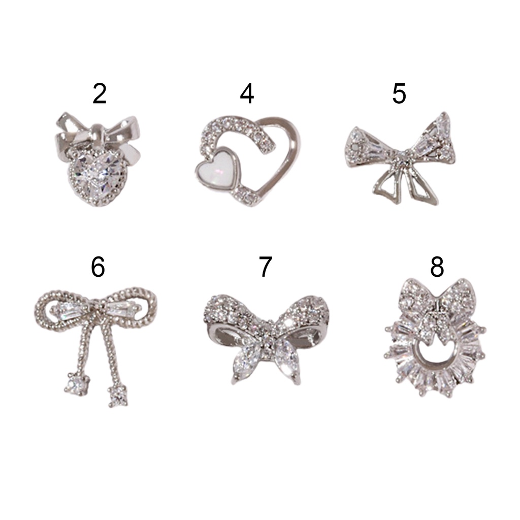 [Hàng mới về] Phụ kiện đá zircon đính trang trí móng tay nghệ thuật xinh đẹp đa năng tiện lợi dành cho phái đẹp