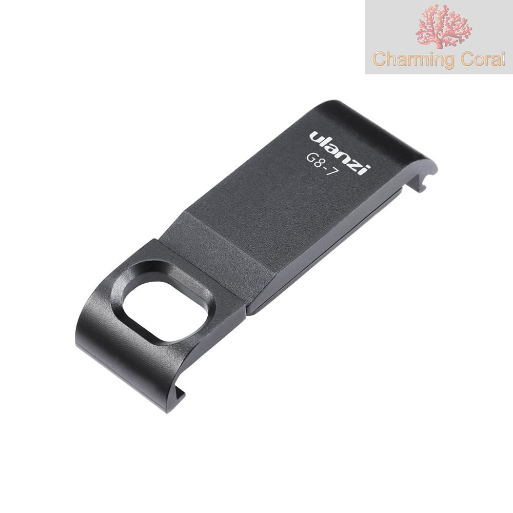 CTOY ulanzi G8-7 Action Camera Battery Cover Lid Removeable Type-C Charging Port Adapter Aluminum Alloy Compatible with GoPro Hero Black 8 | BigBuy360 - bigbuy360.vn