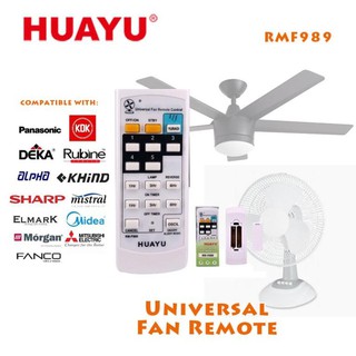 Điều khiển quạt đa năng RM-F989 cho tất cả dòng quạt bàn quạt treo tường quạt trần