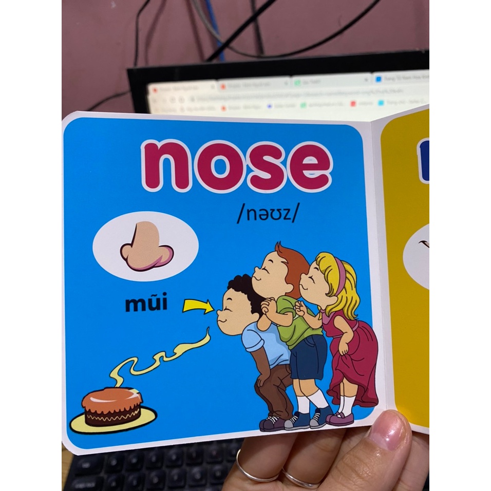 Sách - Thư viện hình ảnh đầu tiên cho bé : My body Cơ thể ( Song ngữ )