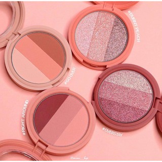 Phấn mắt dạng nén phối 3 màu 3ce triple shadow