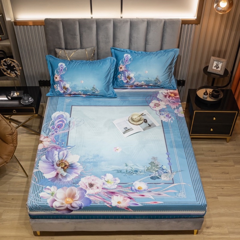 Ga gối nỉ nhung mềm mịn cao cấp nhập khẩu,ga trải giường chất nỉ nhung mịn