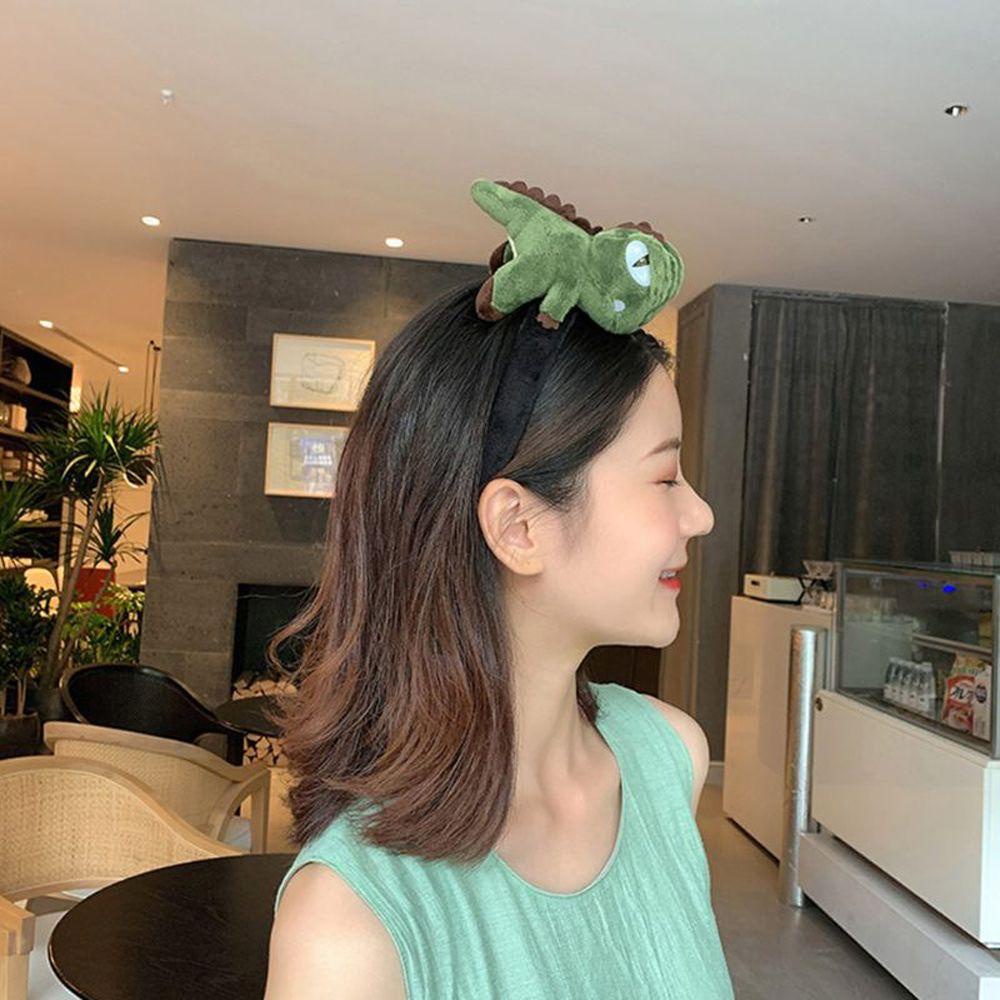 26EDIE Băng Đô Cài Tóc Bằng Vải Bông Họa Tiết Hoạt Hình Đơn Giản Ngọt Ngào Cho