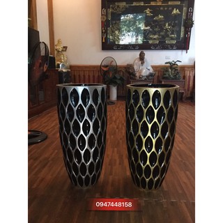 Bình hoa composite dáng bom 133 cao 72cm ( loại to )