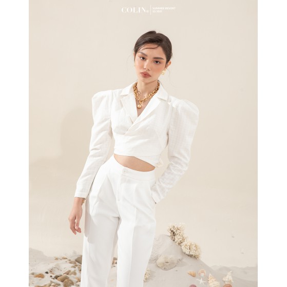 [COLIN CLOTHING] Quần tây dài trắng nữ dáng công sở | BigBuy360 - bigbuy360.vn