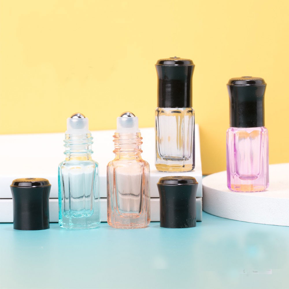 Chai Thủy Tinh 3ml 6ml Đựng Nước Hoa Dạng Lăn Tiện Dụng