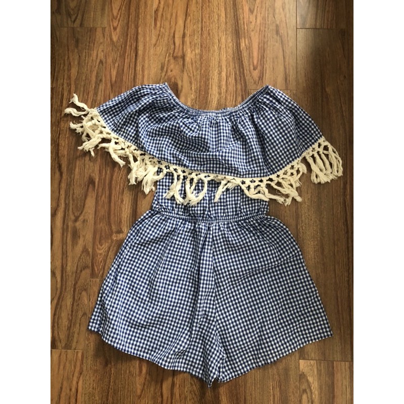 [THANH LÝ] Jumpsuit caro Zaful