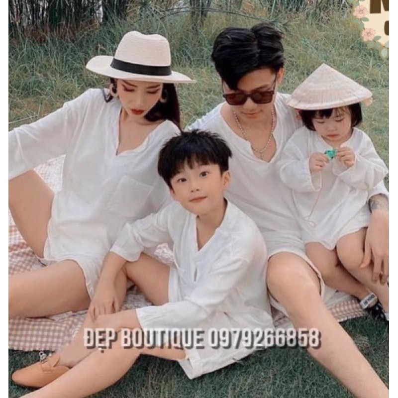 [Mã FAMAYWA2 giảm 10K đơn 50K] sét đũi trắng cực đẹp cho gia đình | BigBuy360 - bigbuy360.vn