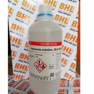 Chất ammonia solution 28% NH3 Samchun Chai 1L NH3 28-30% NH4OH Samchun Hàn Quốc