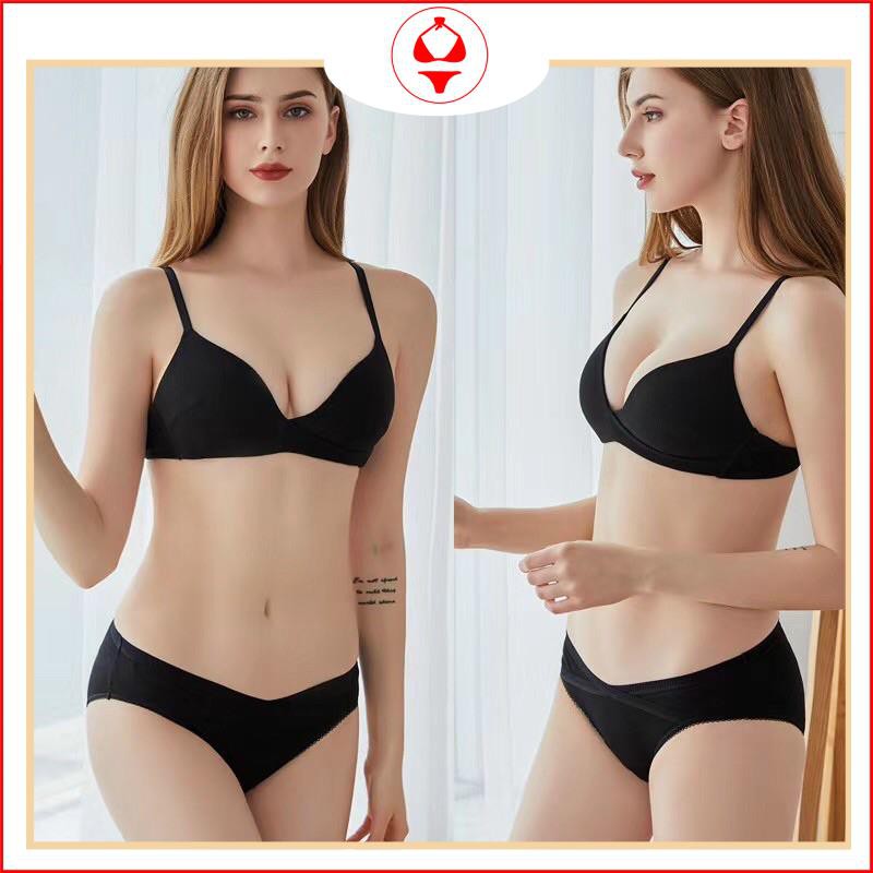 Bộ đồ lót ⚡FREESHIP⚡  set đồ lót cao cấp cotton tôn đang,nâng ngực ,mềm mại C230 | BigBuy360 - bigbuy360.vn