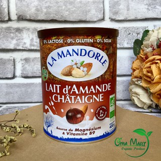 Sữa Hạnh Nhân Hạt Dẻ Hữu Cơ La mandorle 400g
