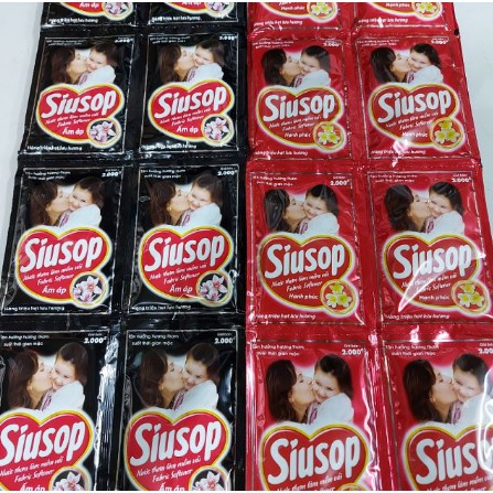 (42g) Nước xả làm mềm vải SIUSOP (giao ngẫu nhiên màu đỏ hoặc đen)