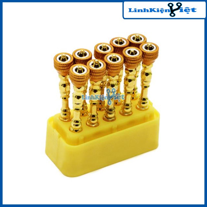 Hộp 10 Mũi Vặn Vít Mạ Vàng Cao Cấp
