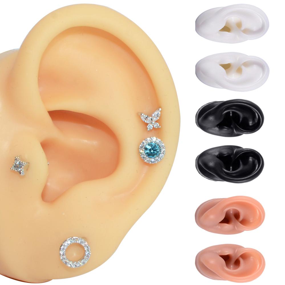 Mô Hình Trưng Bày Khuyên Tai Người Bằng Silicone Tỉ Lệ 1: 1