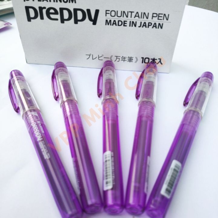 Bút Máy Học Sinh Nhật Bản Preppy 03 - Nét 0.3mm - Ngòi Siêu Bền, Viết Cực Êm Tay