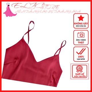 Đầm Ngủ Lụa Satin Thương Hiệu ELIC STORE - Hàng Cao Cấp