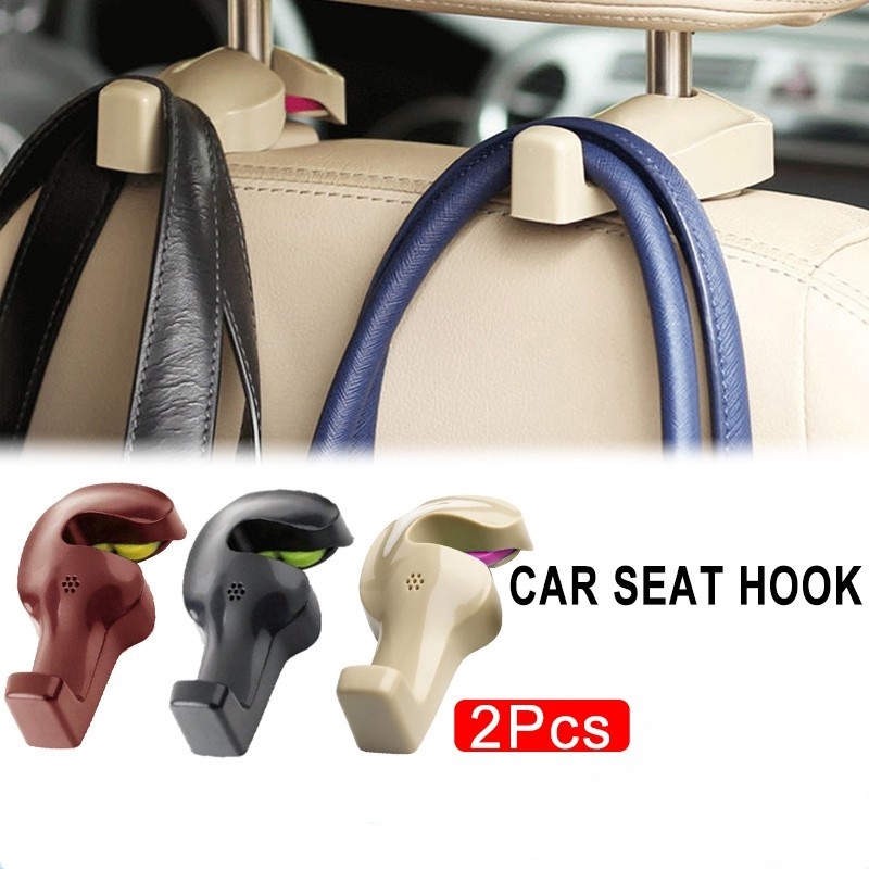 Bộ 2 Móc Treo Đồ Gắn Lưng Ghế Xe Hơi Tiện Dụng