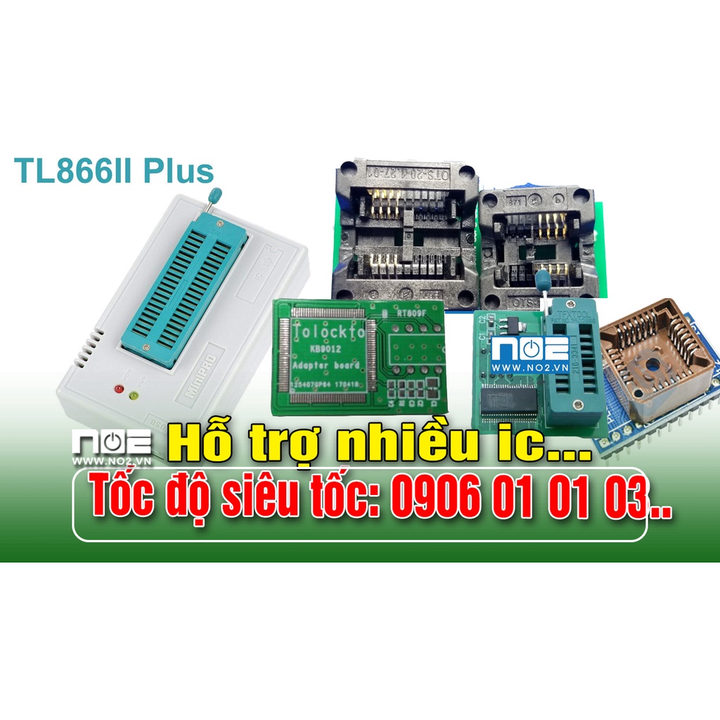 Máy nạp rom TL866 II bản 2021 full đế